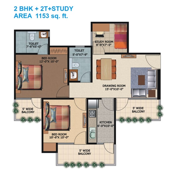 Apex Splendour 1153-sqft